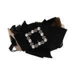 Dolce & Gabbana Clear Crystal Brown Hair Headband SMY1153