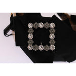 Dolce & Gabbana Clear Crystal Brown Hair Headband SMY1153