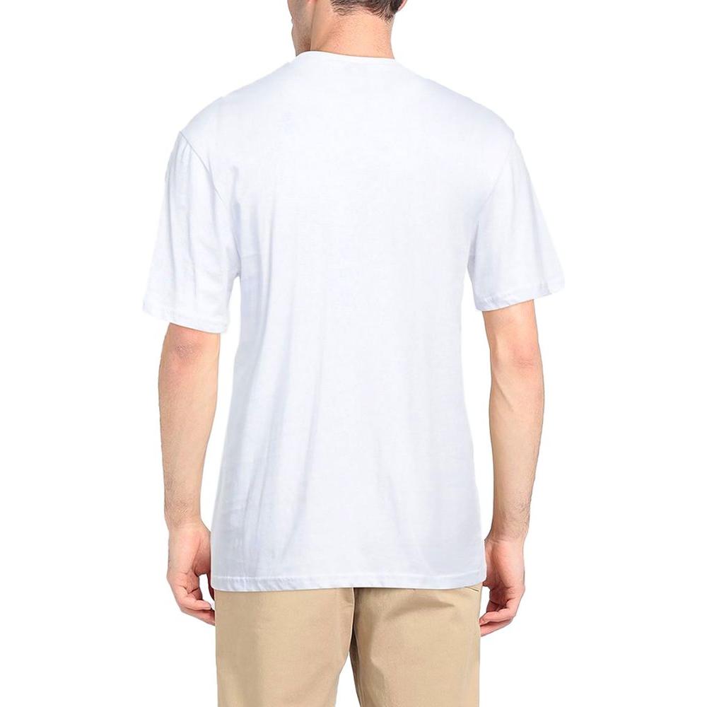 North Sails Elegant White Cotton Tee with Chest Print North Sails Misty Rose