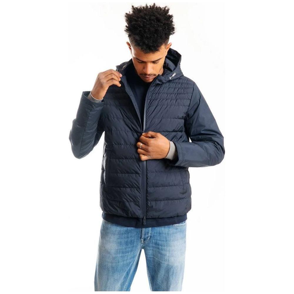 People Of Shibuya Sumptuous Blue Hooded Technical Jacket People Of Shibuya Dark Slate Gray