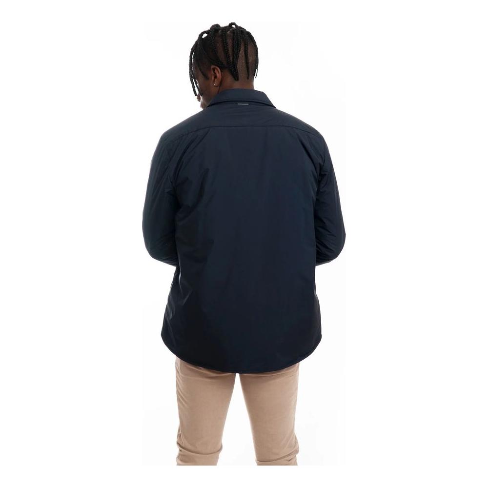 People Of Shibuya Chic Technical Fabric Jacket with Button Closure People Of Shibuya Tan