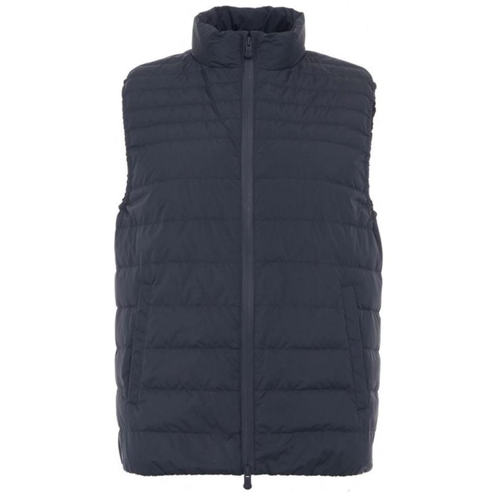 People Of Shibuya Sleek Blue Puffer Vest for a Modern Look People Of Shibuya Dark Slate Gray