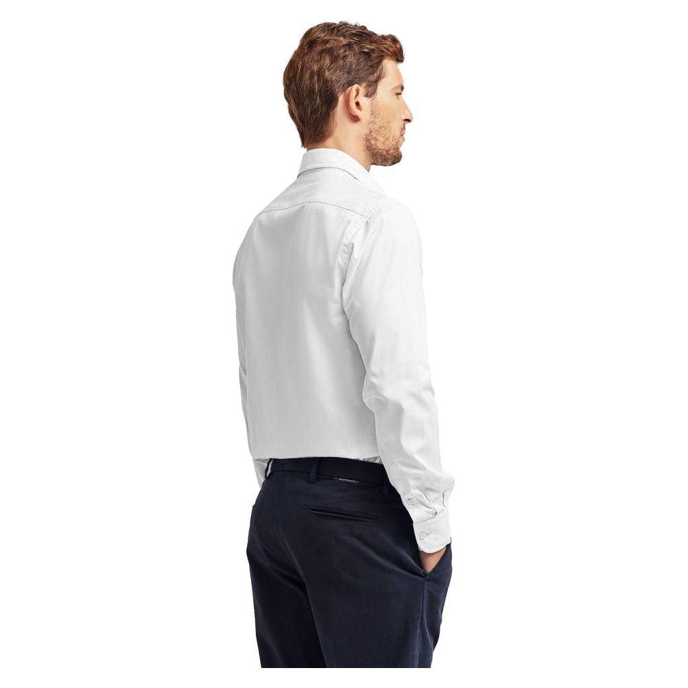 Ballantyne White Cotton Men's Shirt Ballantyne Black