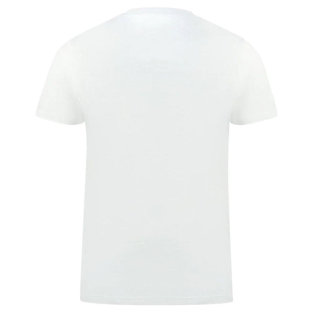 Aquascutum White Cotton Men T-Shirt Aquascutum Lavender
