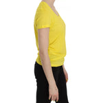 Dsquared² Yellow Round Neck Short Sleeve Shirt Top Blouse TSH3832-38
