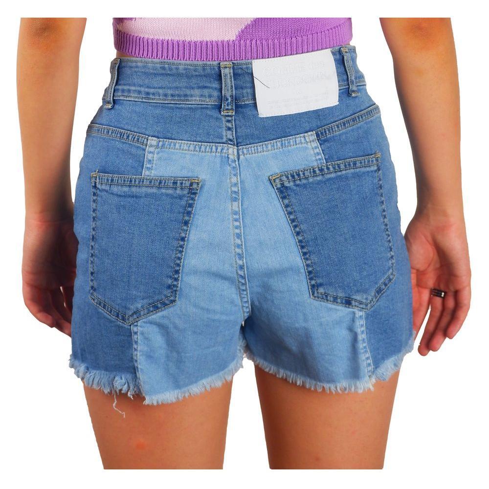 Comme Des Fuckdown Chic Raw Hem Denim Shorts CO-10375-IT40|S