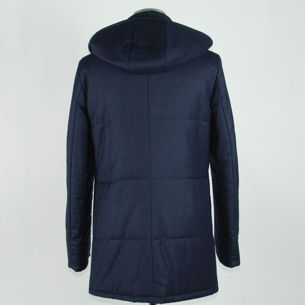Made in Italy Elegant Italian Wool-Cashmere Men's Jacket Made in Italy Light Gray