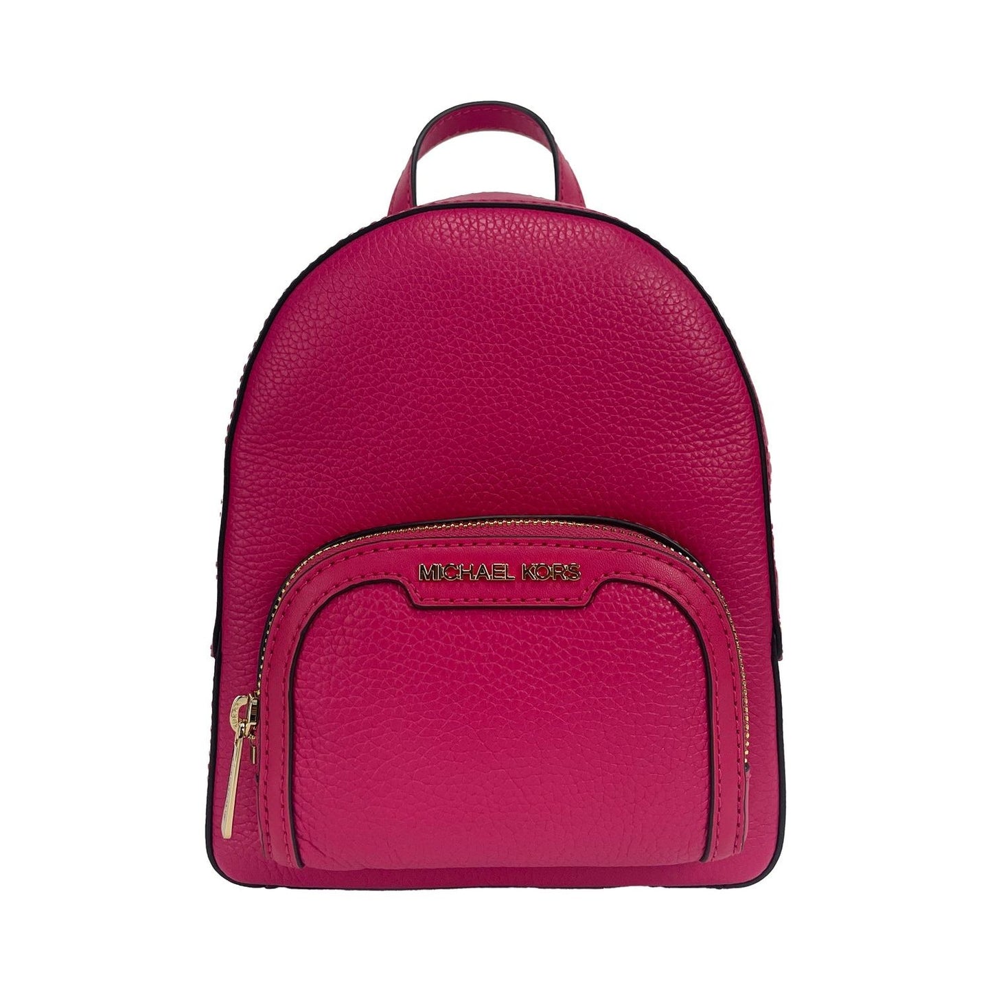 Michael Kors Jaycee Mini XS Pebbled Leather Zip Pocket Backpack Bag Michael Kors Brown