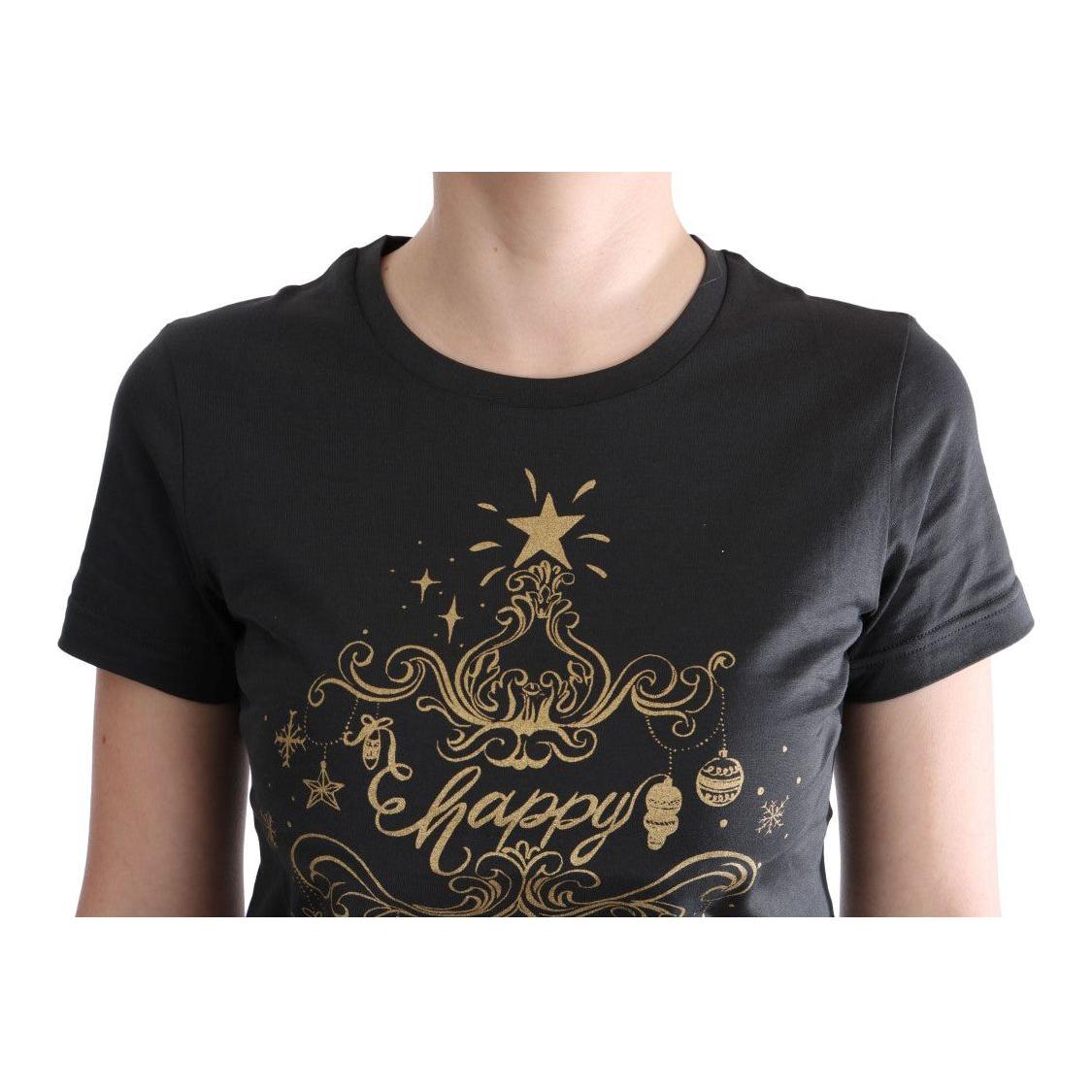 Dolce & Gabbana Gray Cotton 2017 Motive T-Shirt TUI10005-3