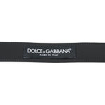 Dolce & Gabbana Red Leather Silver Metal Buckle Belt Men BEL9188-95