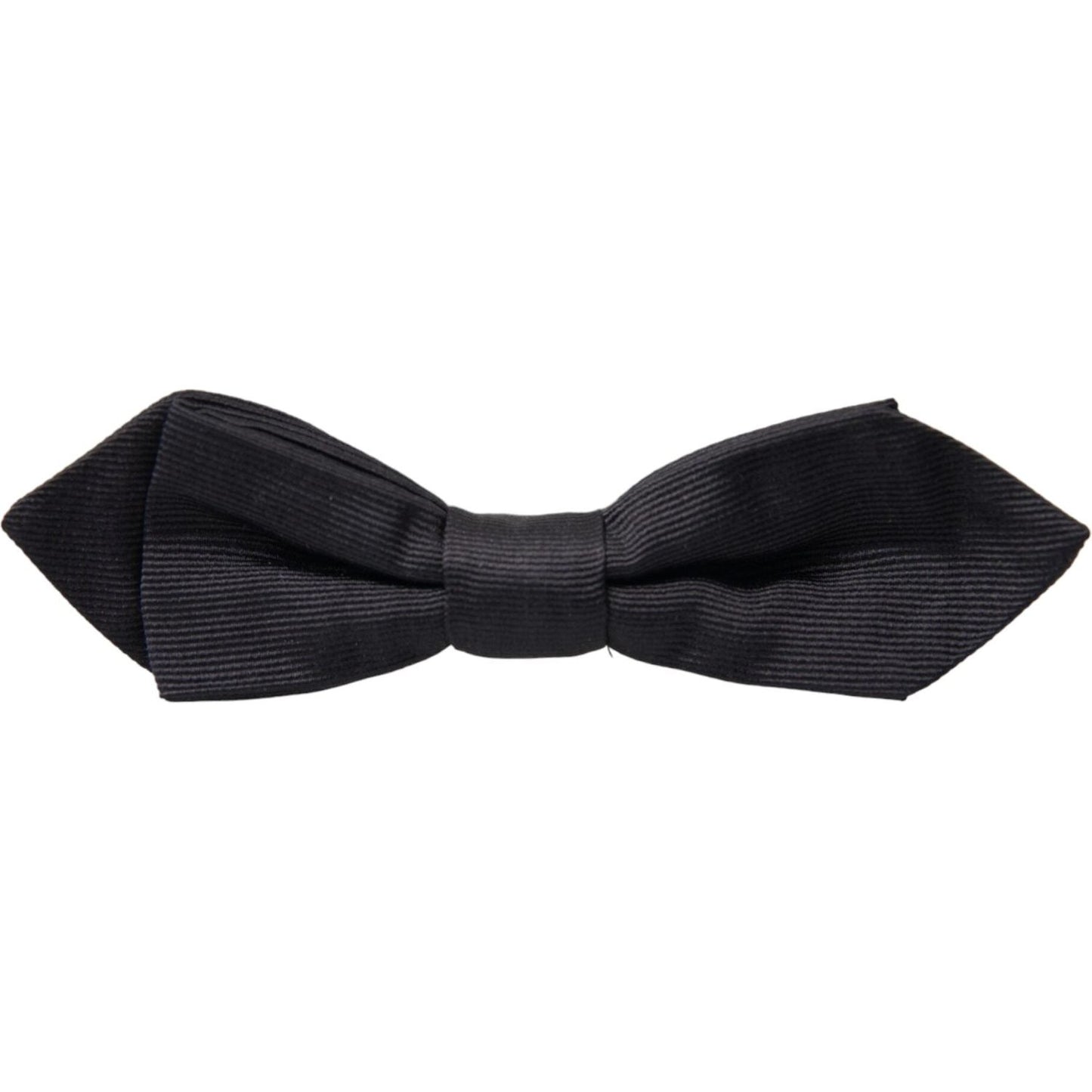 Dolce & Gabbana Black Silk Adjustable Neck Men Bow Tie Dolce & Gabbana Dark Slate Gray