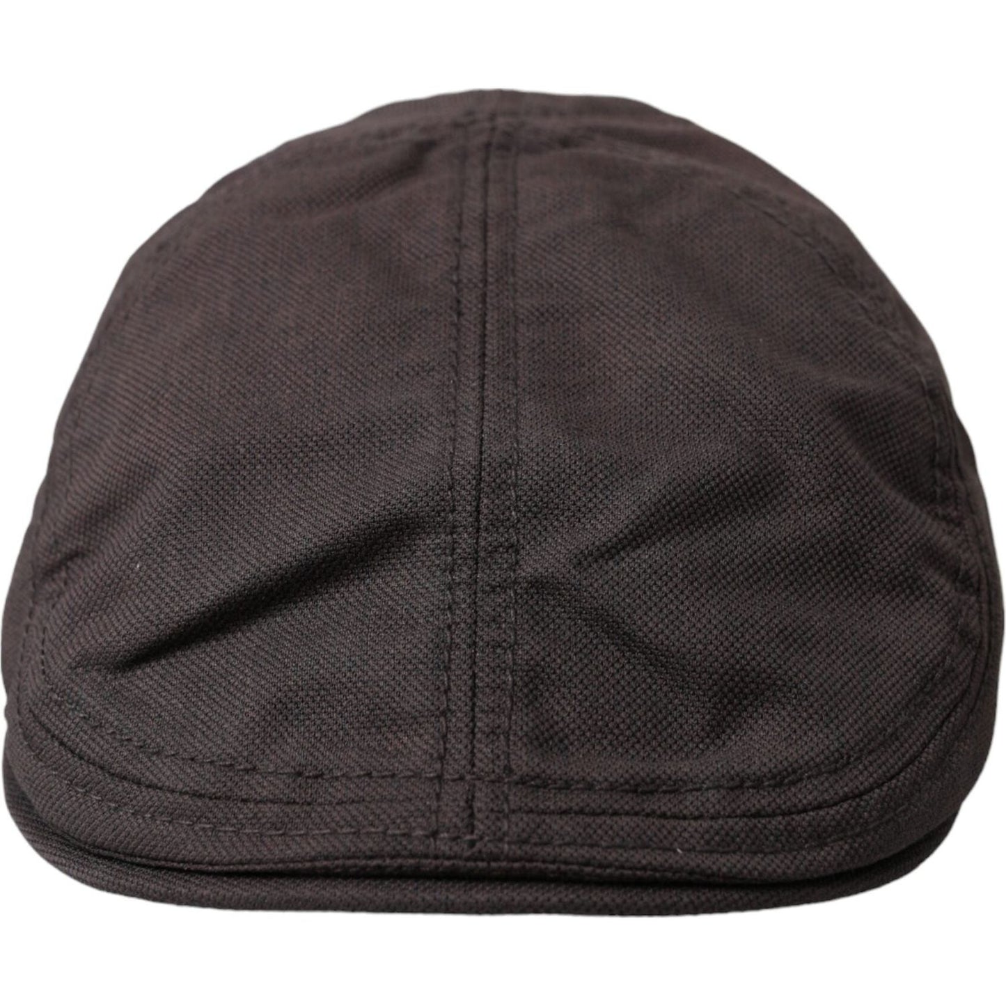 Dolce & Gabbana Brown Nylon Cloth Newsboy Hat Men Dolce & Gabbana Dark Slate Gray
