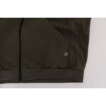 Daniele Alessandrini Green Full Zipper Hodded Cotton Sweater TSH1345-4
