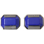 Dolce & Gabbana Silver Plated Brass Pin Crystal Cufflinks SMY10213