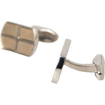 Dolce & Gabbana Silver Gold Plated Metal Brass Pin Cufflinks SMY10215