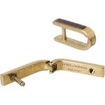Dolce & Gabbana Gold Plated Metal Brass Pin Men Cufflinks SMY10216