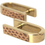 Dolce & Gabbana Gold Plated Metal Brass Pin Men Cufflinks SMY10217