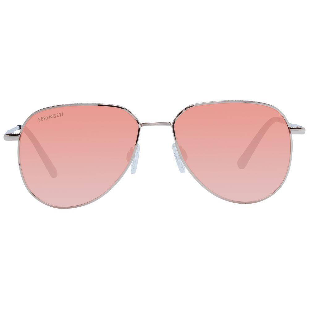 Serengeti Rose Gold Metal Sunglasses