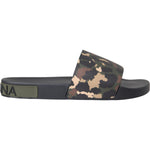 Dolce & Gabbana Multicolor Camouflage Leather Beachwear Men Shoes MV5673-41