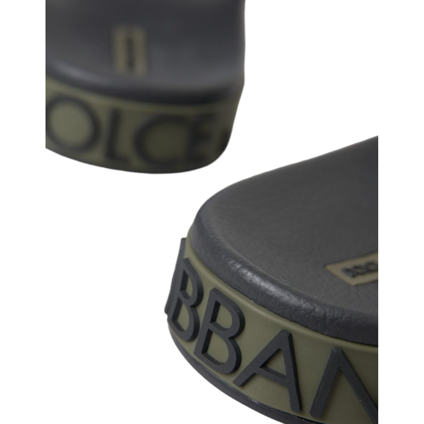 Dolce & Gabbana Multicolor Camouflage Leather Beachwear Men Shoes MV5673-41