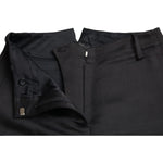 Ermanno Scervino Black High Waist Capri Cropped Pants PAN74690-42