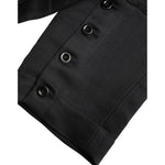 Ermanno Scervino Black High Waist Capri Cropped Pants PAN74690-42