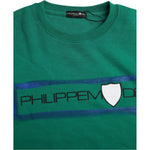Philippe Model Green Cotton Logo Print Long Sleeves Pullover Sweater TSH83274-XL