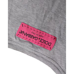 Dolce & Gabbana Gray Cotton L'Amore E'Bellezza Top T-shirt TSH84004-46