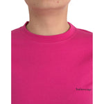 Balenciaga Pink Cotton Crew Neck Short Sleeves Tee Top T-shirt TSH85045-XS