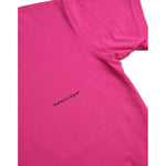 Balenciaga Pink Cotton Crew Neck Short Sleeves Tee Top T-shirt TSH85045-XS
