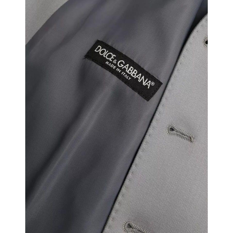Dolce & Gabbana Light Blue Wool Formal Dress Waistcoat Vest Dolce & Gabbana Dark Slate Gray