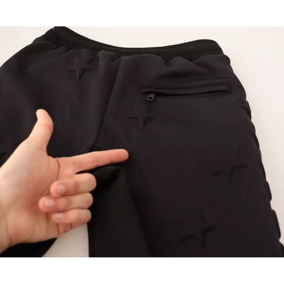 Dolce & Gabbana Black Jogger Women Polyester Pants PAN72303-36