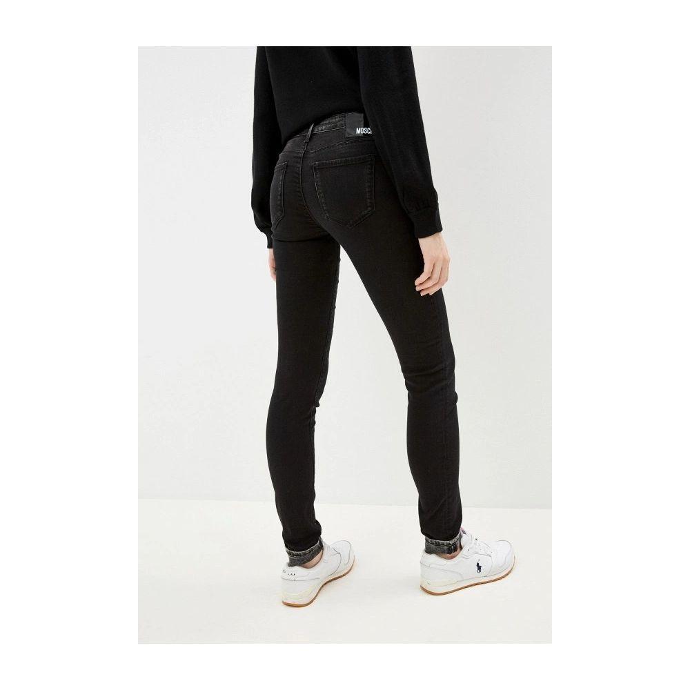 Love Moschino Black Cotton Women Jeans LO-6962-W25