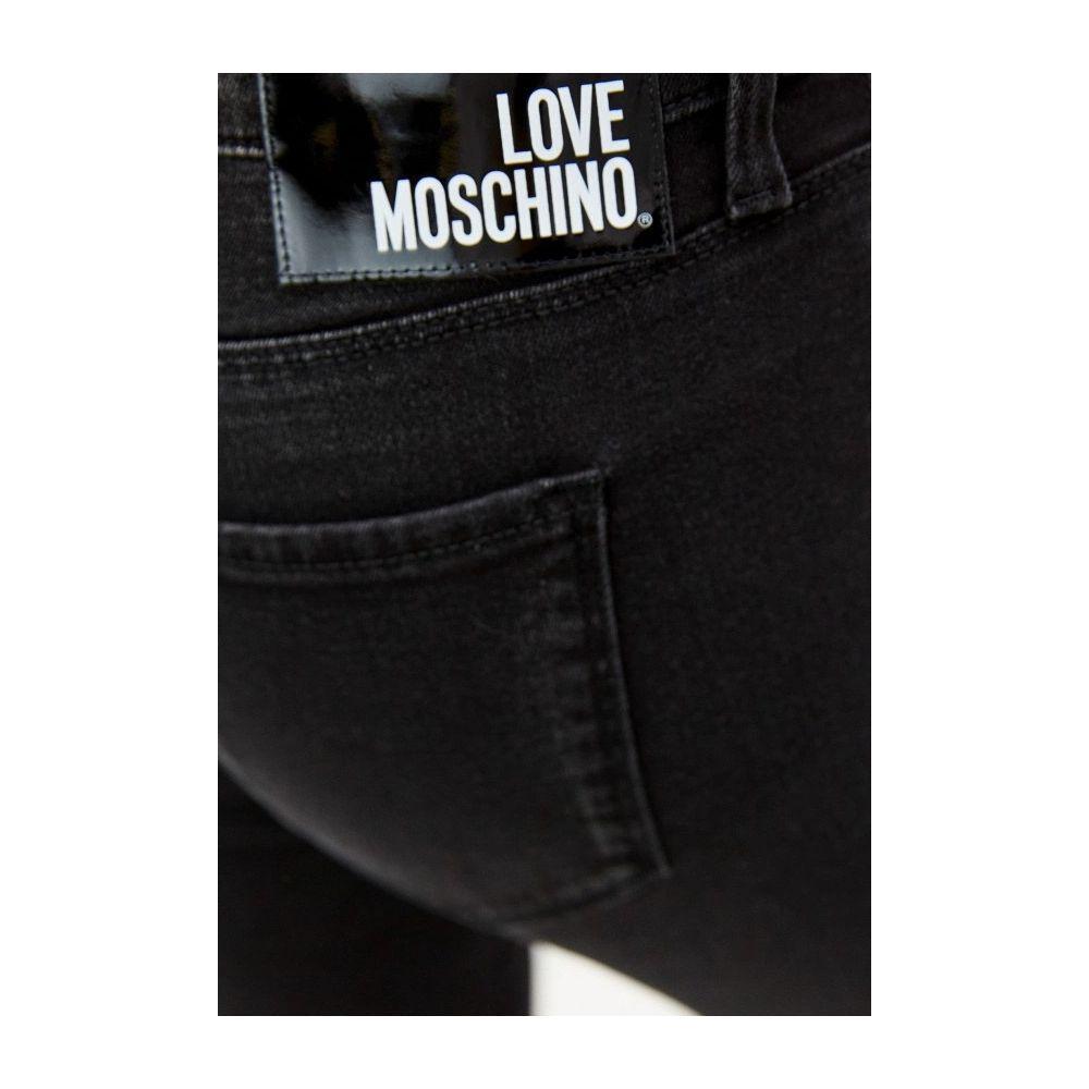 Love Moschino Black Cotton Women Jeans LO-6962-W25