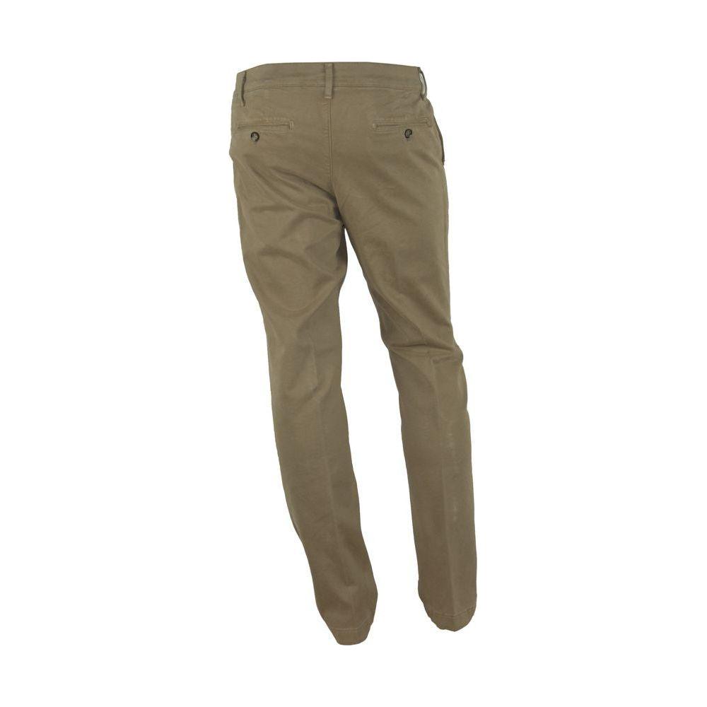 Made in Italy Elegant Italian Winter Pants Made in Italy Dim Gray