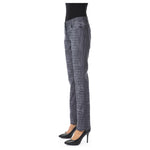 BYBLOS Black Viscose Women Pants BY-17630-W28