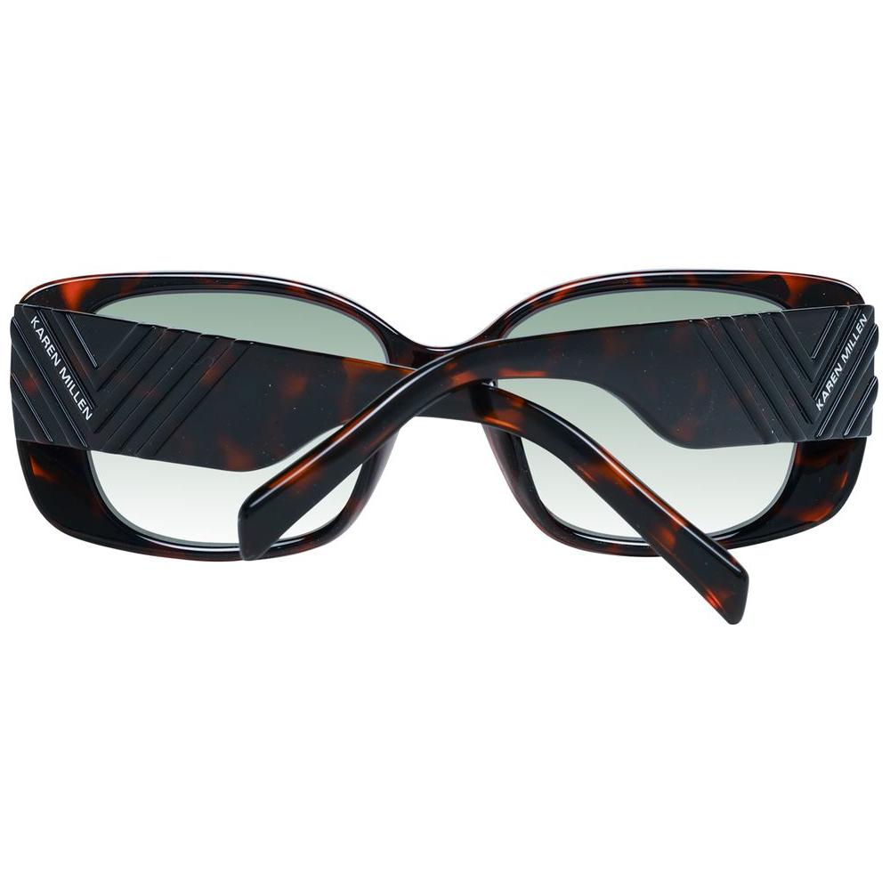 Karen Millen Brown Women Sunglasses with square gradient lenses and full-rim TR90 frame. 100% UVA & UVB protection.