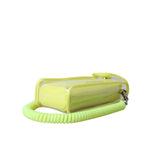 Dolce & Gabbana Yellow Green Plastic DG Logo Neck Strap Cardholder Wallet BAG1501