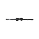 Dolce & Gabbana Black Silk Patterned Adjustable Neck Men Papillon Bow Tie