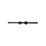 Dolce & Gabbana Black Silk Fantasy Adjustable Neck Men Papillon Bow Tie