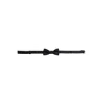 Dolce & Gabbana Black Silk Adjustable Neck Men Bow Tie