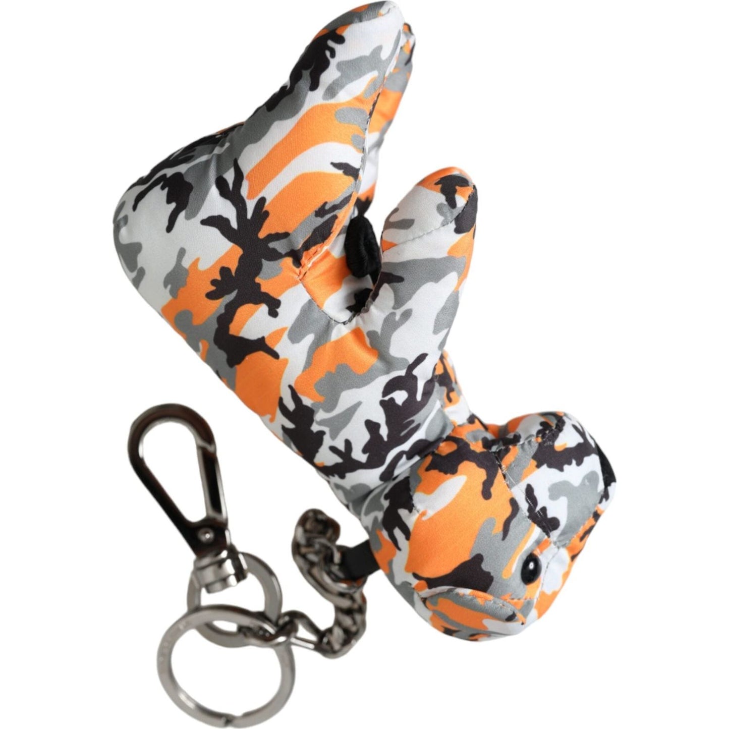 Dolce & Gabbana Multicolor Camouflage Animal Silhouette Keychain Keyring Dolce & Gabbana Rosy Brown