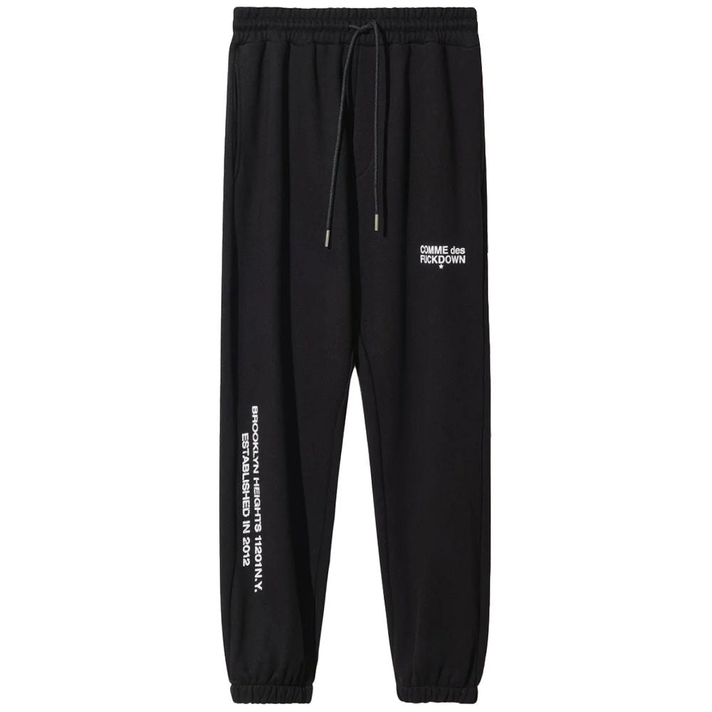 Comme Des Fuckdown Black Cotton Jeans & Pant CO-13506-XL