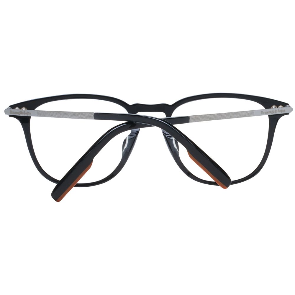 Ermenegildo Zegna Black Men Glasses Frame