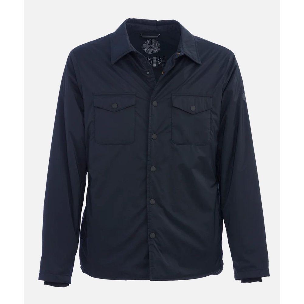 People Of Shibuya Blue Polyester Jacket People Of Shibuya Dark Slate Gray