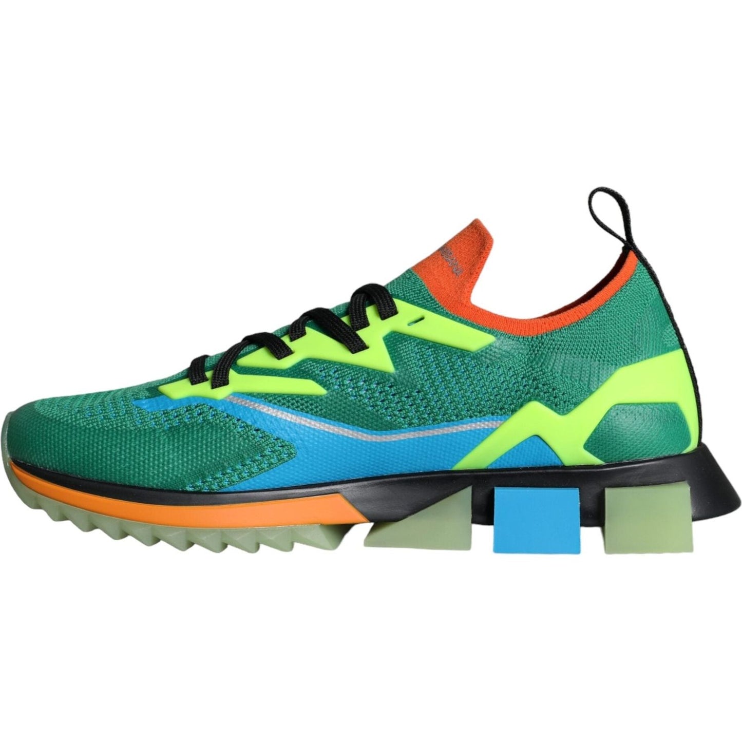 Dolce & Gabbana Multicolor Super King Low Top Sneakers Shoes Dolce & Gabbana Sea Green