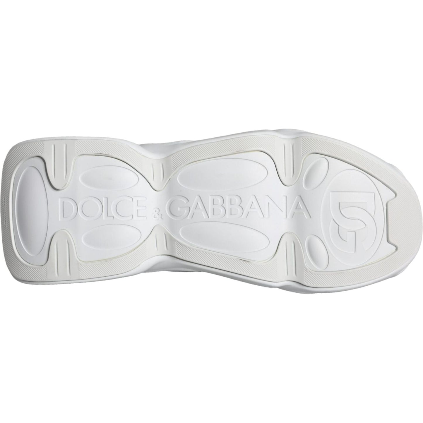 Dolce & Gabbana White Black Slip On Wave Socks Sneakers Shoes Dolce & Gabbana Light Gray