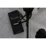 Billionaire Italian Couture Gray Cotton Hooded Sweatsuit TSH1600-4