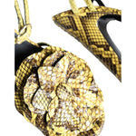 Dolce & Gabbana Yellow Exotic Leather Ankle Strap Heels Sandals Shoes LA11322-39