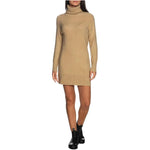 Yes Zee Beige Viscose Dress YE-13718-M